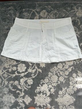 Abercrombie & Fitch Linen Blend Vintage Mini Skirt 6